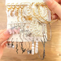 VKME Vintage Butterfly Snake Earrings Set for Women Bohemian Geometric Metal Gold Color Earring Girls Party Travel Jewelry 2022