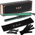 Best Intelligent Nano Hot Titanium Short Hair Straightener PTC LED Display Custom Mini Flat Irons Tourmaline for RV Private