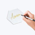 Premium Clear Acrylic Place Cards Plexi Plates Wedding Guest Name Cards for Christmas Birthday Party