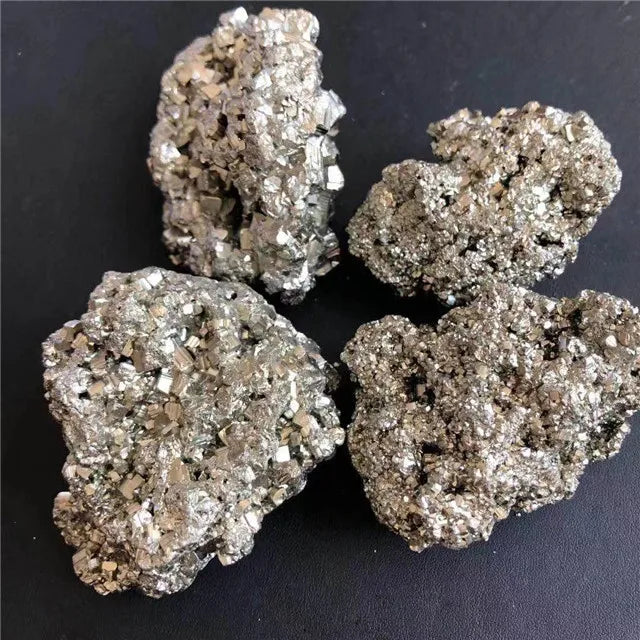 New Arrivals Feng Shui Crystal Ornaments Raw Minerals Natural Pyrite Cluster Rough Gemstone for Sale