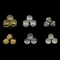 Hypoallergenic Round 18K Gold Plated Earring Backs with Plastic Rubber Silicone Stopper for Sensitive Skin-Jialin Brand