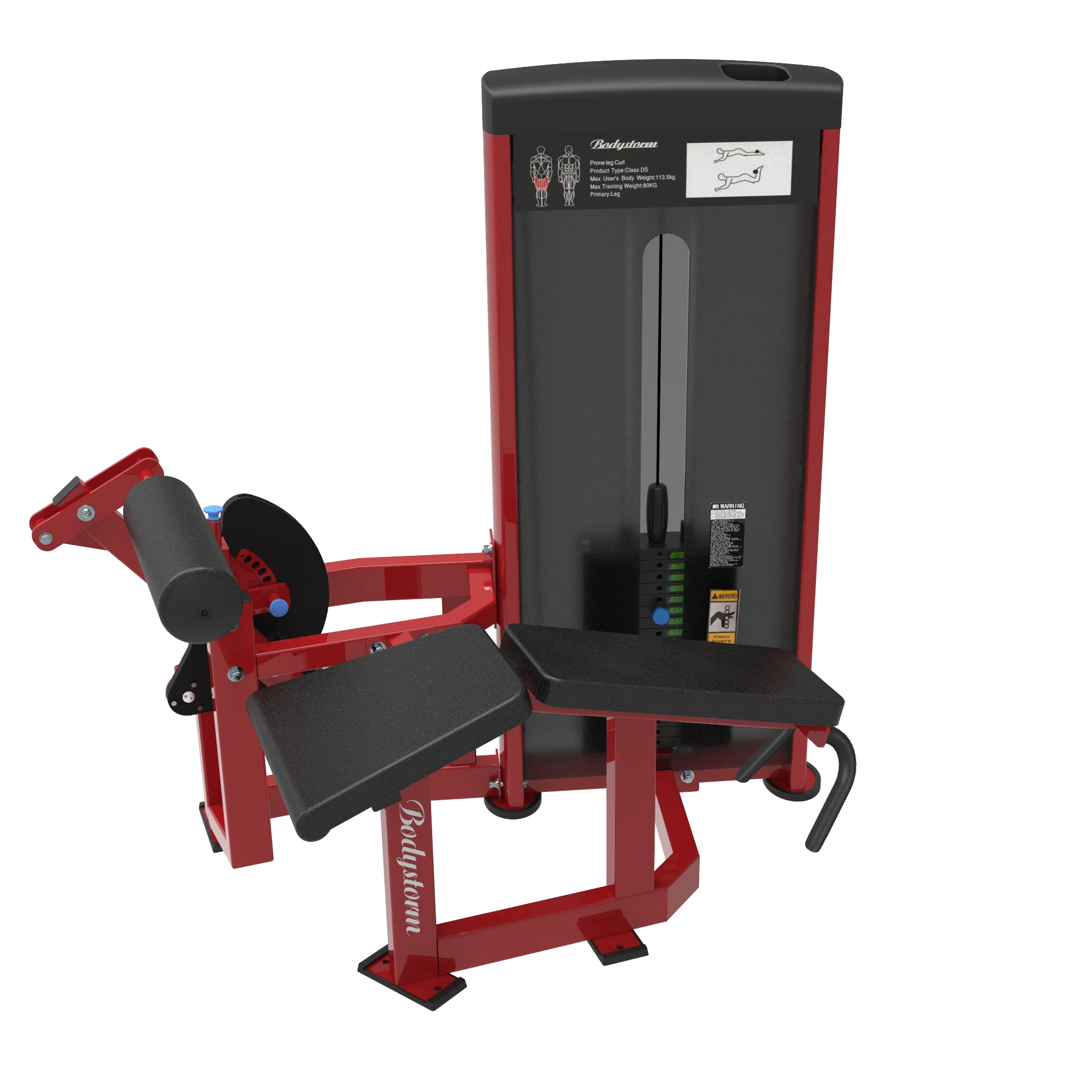 Pin Loaded Strength Training Commercial Gym Equipment Horizontal Prone Leg Curl/ Seated Leg Extension Machine