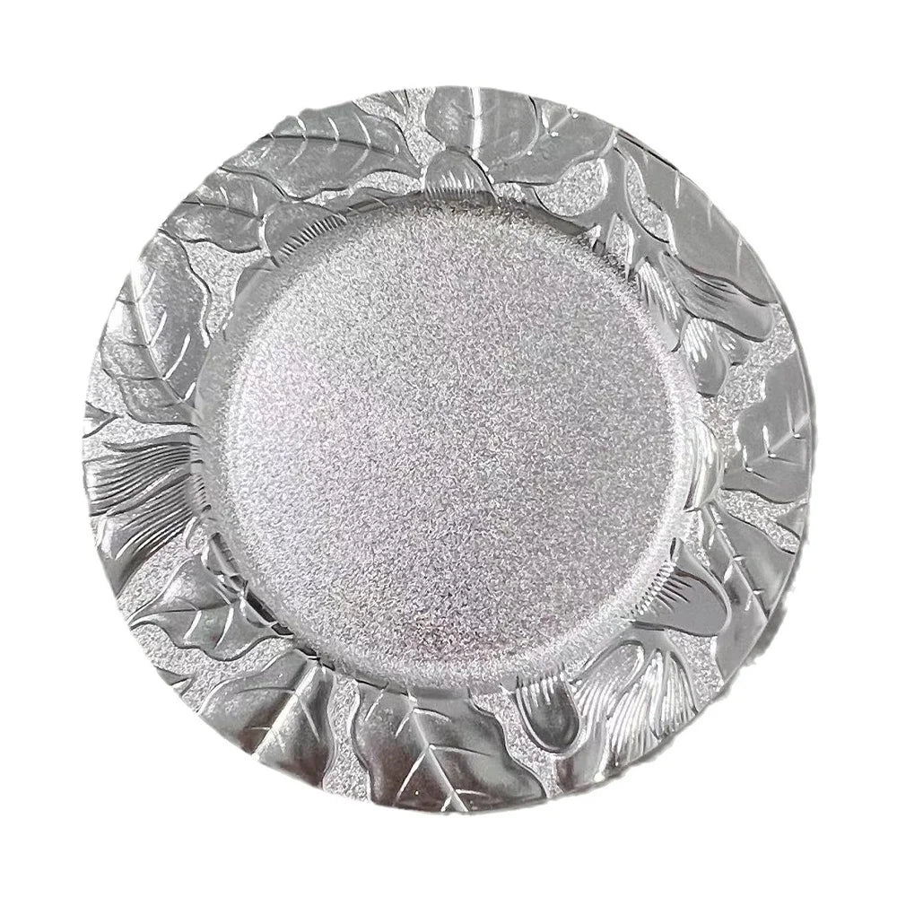 Wholesale 13 Inch Eco-Friendly Elegant Plastic Charger Plates with Place Mats Decor for Party Weddings and Special Occasions