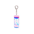 Liquid Floating Keyring Sand Timer Hourglass Keychain Liquid Timer Keychain  Liquimo Motion Bubbler Keychain for Sensory Play