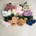 YOPIN-821 New Design Roses Artificial Rose Flower Bouquet for Wall Decoration