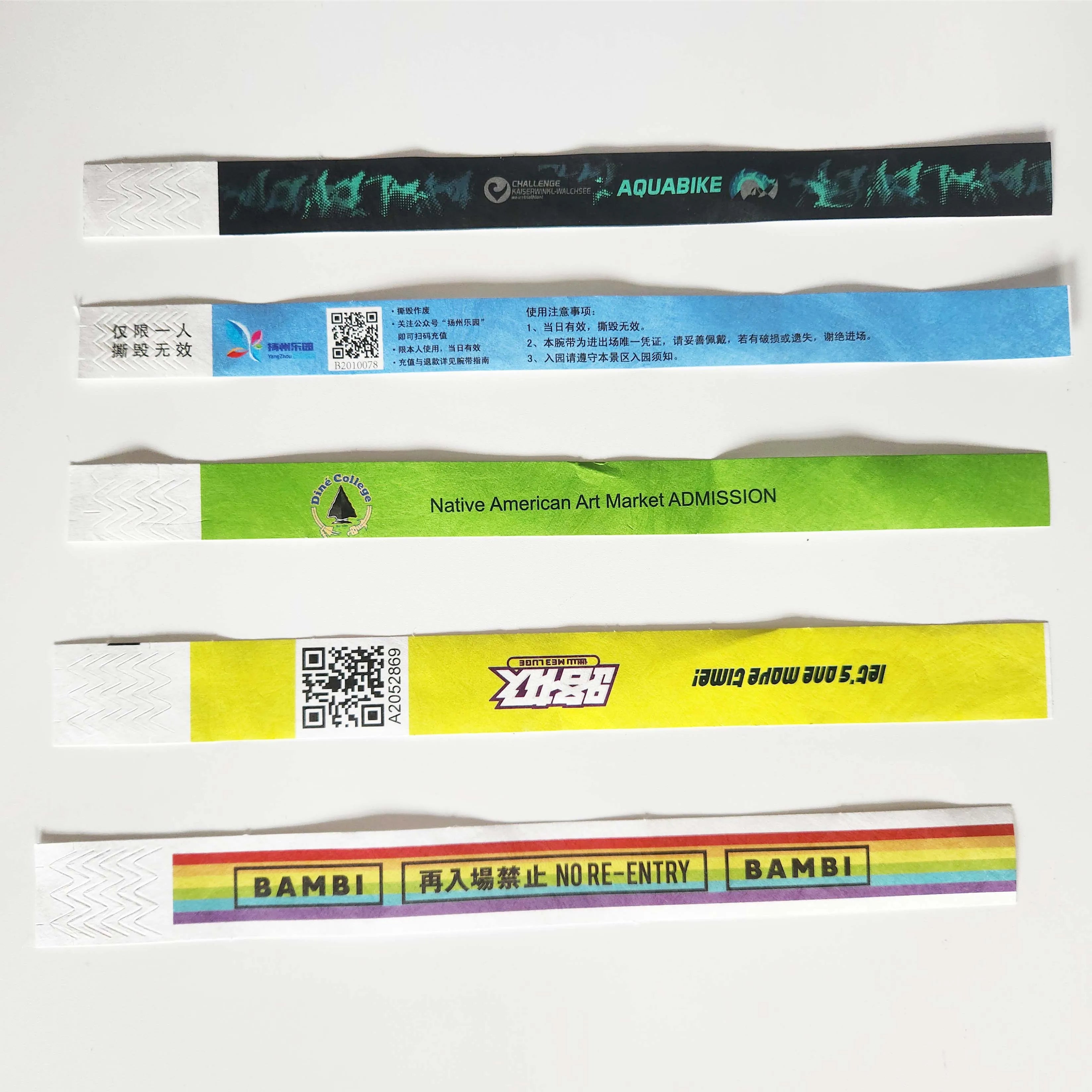 Blank Bracelet Inkjet Paper Band Wristbands with Printing in Laser Printer