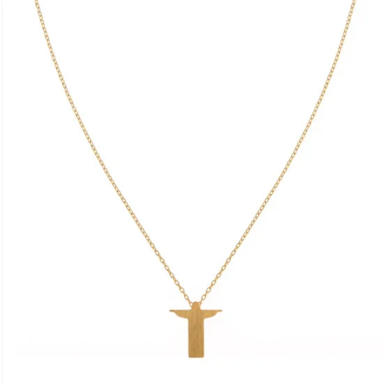 Inspire Jewelry New Shape Design Stainless Steel Christ the Redeemer Necklace Innovation Anniversary Wear Jewelry for Unisex