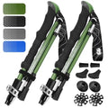 Lightweight Carbon Fiber Hiking Poles EVA Adjustable Folding Design for Outdoor Trekking Mountain Climbing-3-Section 200 lb