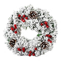 Wholesale Christmas Decoration Handmade Garland Wreath Door Hanging Window Props