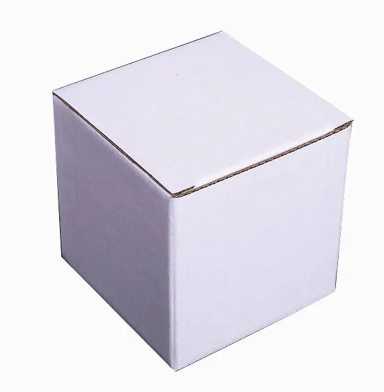 Customizable Logo White Cardboard Gift Box Art Paper Candle Jars Packing Box Recycled Materials Embossed Print