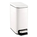 5L Stainless Steel Nordic Standing Trash Can Home Recycle Bin Step-Airtight Design for Office Kitchen/Bathroom Use