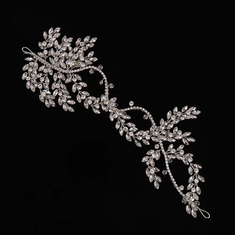 Rhinestone Headpiece Handmade Crystal Headband Bridal Hair Accessories