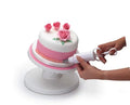 Hot Selling Factory Price Plastic Adjustable Rotating Cake Decoration Wheel Rotating Cake Rack