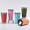 16oz Double Walled Insulated Copo Termico Tumbler Travel Cup Chill Tumbler 304 Stainless Steel Vacuum Beer Cup With Beer Opener