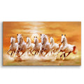 Galloping Horses Painting Sunset  Running  Canvas Animals Paintings Wall Arts Decor Painting for Living Room