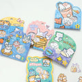 Nekoni  Animal  Journal Cat Tiger Bunny Decorative Stickers  for Paper Glitter Flake Stickers