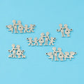 BASQUESUN New Hot Selling Stainless Steel Creative Cartoon Boy and Girl DIY Customizable Pendant Accessories