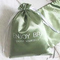 Newest Fashionable Jewelry Packing Satin Hair Extensions Packaging Bag Silk Satin Hair Extensions Storage Bag