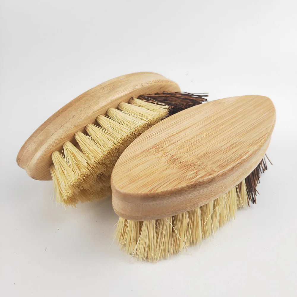 Hot Sale Eco-Friendly Bamboo Handle Sisal Fiber Cleaning Brush for Kitchen Use