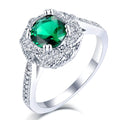 Jewelry Manufacturer Hot Selling Gemstones 925 Sterling Silver Vintage Silver Ring Engagement Wedding Rings