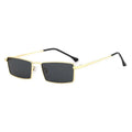 2025 Retro Vintage Trendy Party Custom Logo Sunglasses Supplier Men Glasses Metal Frame Small Rectangular Sunglasses
