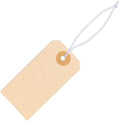 Hot Sale SmartSign Amram Strung Blank Manila Shipping Tags Factory Supplied Elastic Cardboard Tags