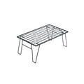 Campingmoon Camping Accessories  Custom Outdoor Table and Chair Set Dining Coffee Outdoor Picnic Folding Table Rack Table