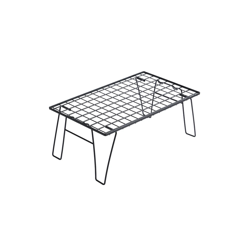 Campingmoon Camping Accessories  Custom Outdoor Table and Chair Set Dining Coffee Outdoor Picnic Folding Table Rack Table