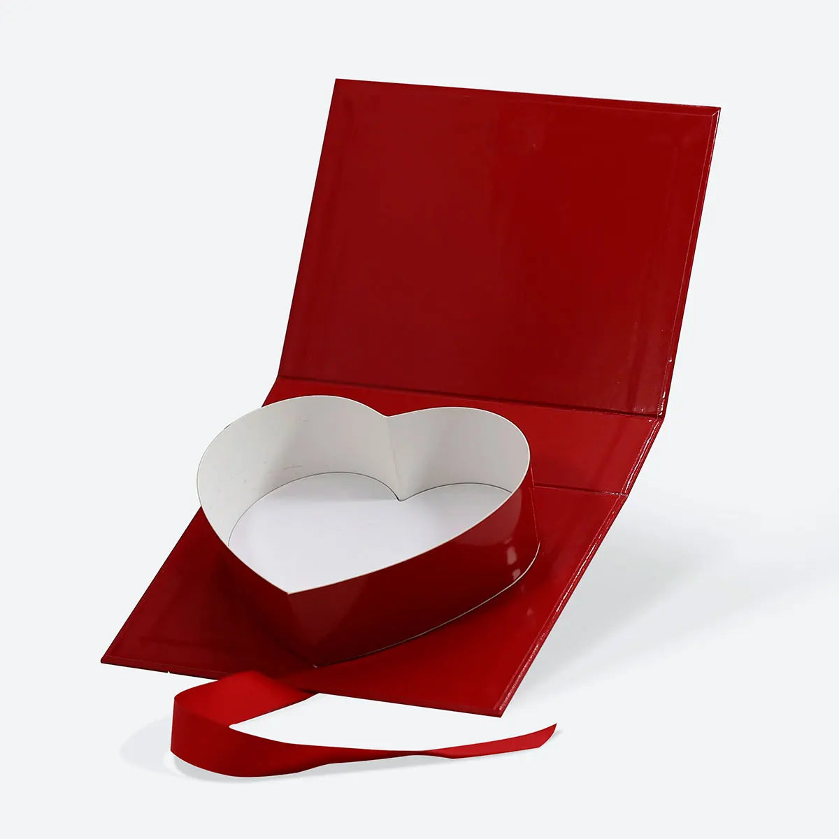 Bulk Red Color Valentine's Day Popular Single Heart Shaped Flower Gift Boxes for Chocolates
