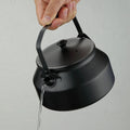 Campingmoon Matte Black  Camping Cookwarek Kit Moutaineer Water Bottle Tea Boiling  Kettle Stainless Steel Camp Camping Kettle