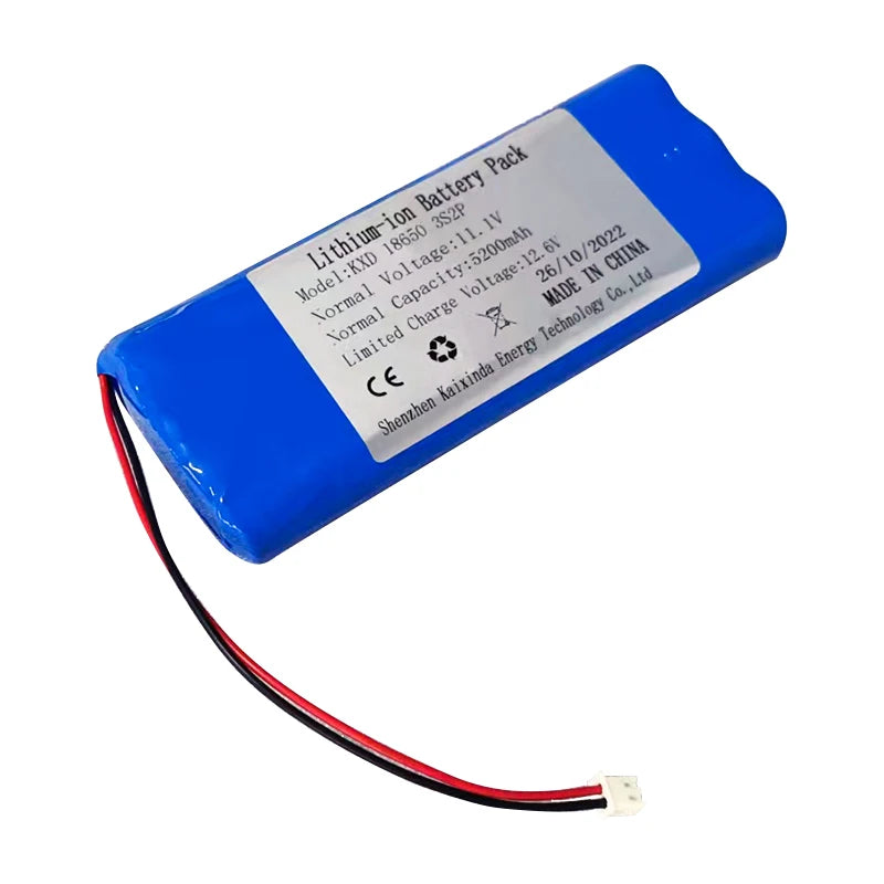 Rechargeable 12 Volt Li-ion Batterie Li Ion Battery Pack 12 V 5000mAh 18650 3S2P 11.1v 12v Lithium Battery 5200mah for LED Light MegaBDM