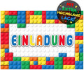 Building Block Party Theme Birthday Wall Decoration Photo Hanging for Back to School Celebration