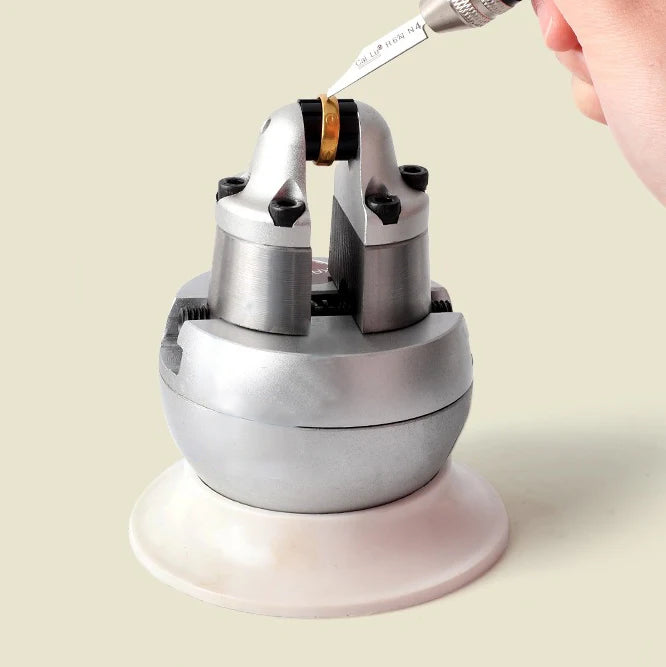 Hot Selling Stainless Steel 360Â°Rotation Professional Ball Vise High Quality Setting Tool for Jewelry Making