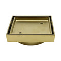 GUIDA 726122 72612216 115*115mm Brass Square Tile Insert Shower Floor Drain Grate Bathroom Floor Waste Drain