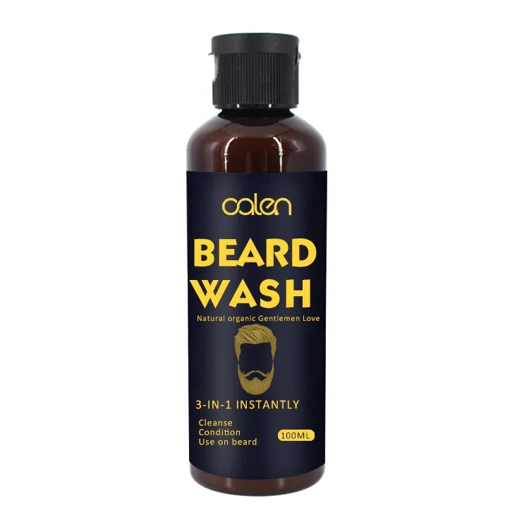 Private Label Organic Moisturizing Beard Wash Shampoo Beard Wash for Man