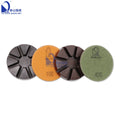 80mm Diamond Concrete Resin Bond Polishing Pad For High Hardness Concrete Emery Terrazzo 3inch Polishing Pads