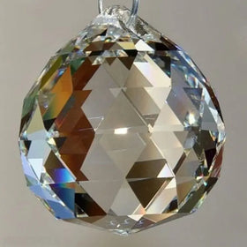 Latest 20/30/40mm Multicolor Crystal Globe Ball Clear Decorative DIY Polished Fairy Style Crystal Ball Prism with Gift Box