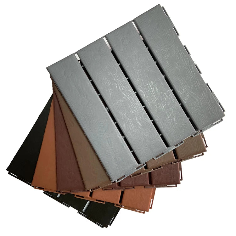 Factory Wholesale pp Plastic Interlocking Floor Tile for Outdoor Balcony Platform  Patios  Use