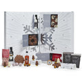 24 Days Custom Empty Christmas Cookie Advent Calendar Gift Packaging Box with Matt Lamination & Embossing for Cosmetic Packaging