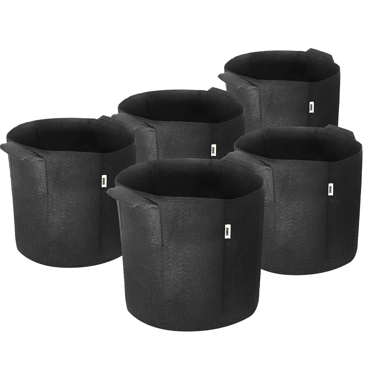Ranye 5 Gallon Non Woven Fabric Plant Pots to Grow Vegetables Fruit Flowers for Indoor or Outdoor Gardening
