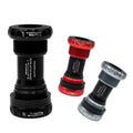 RIDERACE Bicycle Threaded Central Axis Road Bike Bottom Bracket Hollow Shaft Press-in Thread Axle for Shimano DEORE XT SLX SAINT