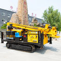 Hengwang Water Well Drilling Rig China 150m Crawler Mounted Drilling Rig with Diesel Engine for Water Well Drilling for Sale