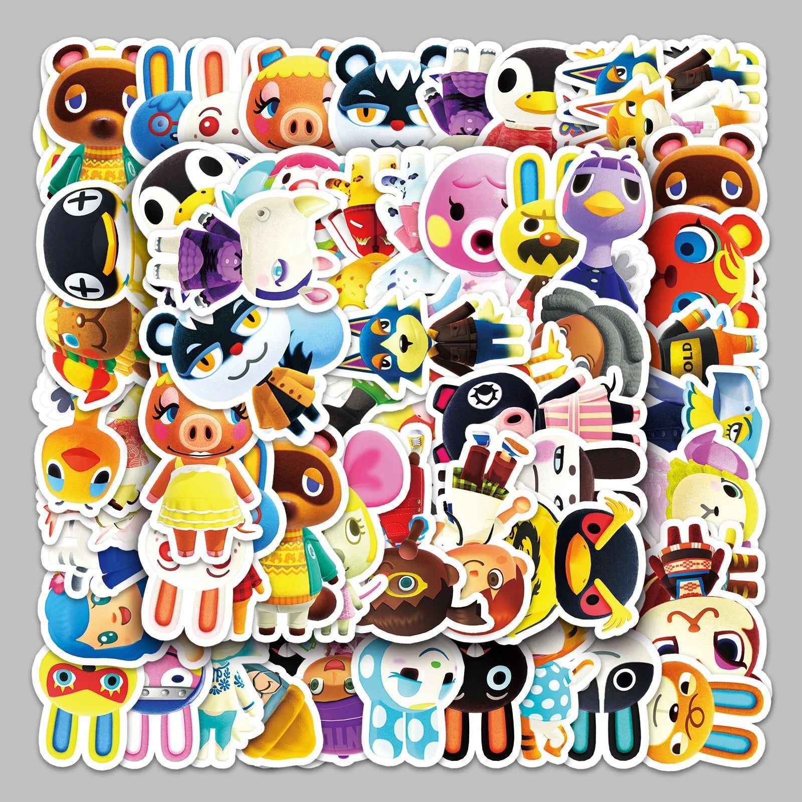 50PCS Animal Crossing Pegatina Decal Vinyl VSCO Custom Sticker Sheet Stickers DIY Sticker