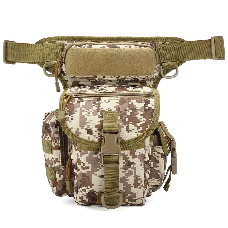 LUPU 900D Oxford Camouflage Outdoor Custom Tactical Waist Leg Bag High Quality Message Waterproof 7 Colors Available