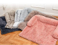 Popular Dog Bed Soft Fluffy Plush Dog Blanket  Mat for Sofa  Couch Pet Furniture Protector with Washable Cover Anti slip Bottom