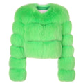 Fur Jacket New Product Multiple Colors Thick Warm Women Winter Fox Fur Coat