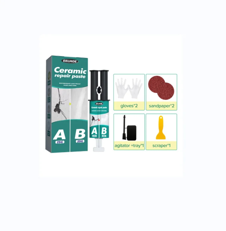 New Arrival EELHOE Ceramic Repair AB Adhesive Set Tile Filling Cracks Glue Ceramic Tile Repair Adhesive