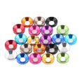 M2 M3 M4 M5 M6 Aluminum Colourful Anodized Countersunk Head Bolt Washers Gasket Red/Grey/Gold/deep Blue/Black/pink/purple