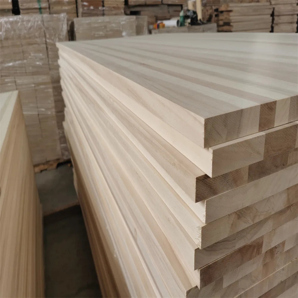 Hot-selling Poplar Wood Solid Boards Which Are Used for Making Furniture and Bed Slats