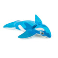 Hot Selling Inflatable Transparent Blue Whale Pool Float Transparent Blue Whale Ride on for Kids